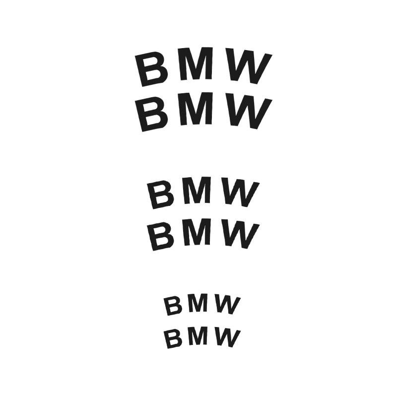 6pc Heat Resistance Caliper Decals Wheel Decor Vinyl Sticker For BMW M Power Performance M3 M5 X1 X6 X3 X5 E39 E46 F11 F12 F07 ydbn48