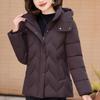 Dámské zimní kabáty s kapucí, ležérní, silné, teplé, krátké parky, dámské bundy