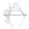 Elegante Chapéu Fascinator com Pena e Flor para Senhoras - Perfeito para Casamentos, Chás da Tarde e Eventos de Derby
