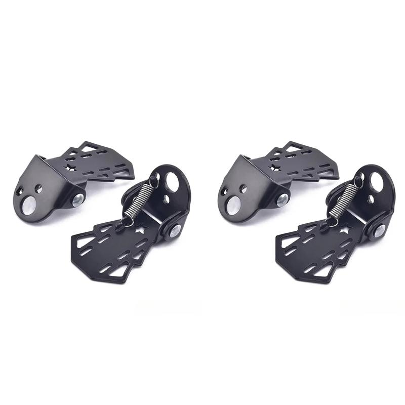 1Pair Foldable Rear Foot Peg Anti-slip Safety Passenger Foot Support Bicycle Backseat Durable MTB Replacement Accessories