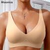 Seamless Wireless Bra for Women Comfort Push Up Bralette with Adjustable Straps Breathable Everyday Underwear for All-Day Support