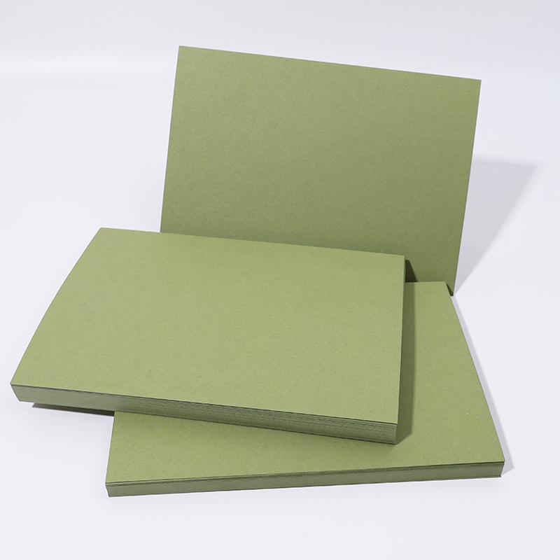 Busta Invito Cartolina di Auguri A7 Addensata Verde Oliva Avocado, Stile Europeo di Alta Gamma, Autoadesiva.