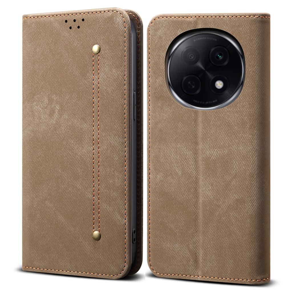 For Oppo F29 Pro 5G (Global)/A5 Pro 5G (China) Case Jeans Cloth Texture Anti-Scratch Leather Stand Phone Cover