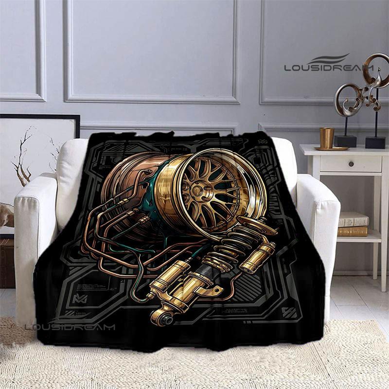 BBS LOGO printed blanket Picnic blanket Warm Flannel blankets Outdoor Blanket Home bed linings blankets for beds Birthday Gift