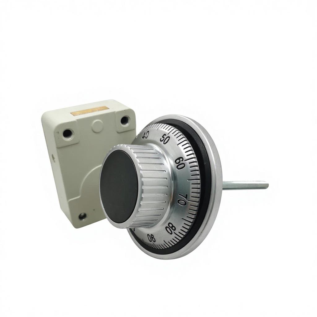 3-Wheel Mechanical Combination Code Safe Lock for Safe Box Gun Safe Anti-Theft Feature Dial Ring Password Unlock High Safety (as the picture,Steel Door&Zinc Alloy&Wheel Lock)