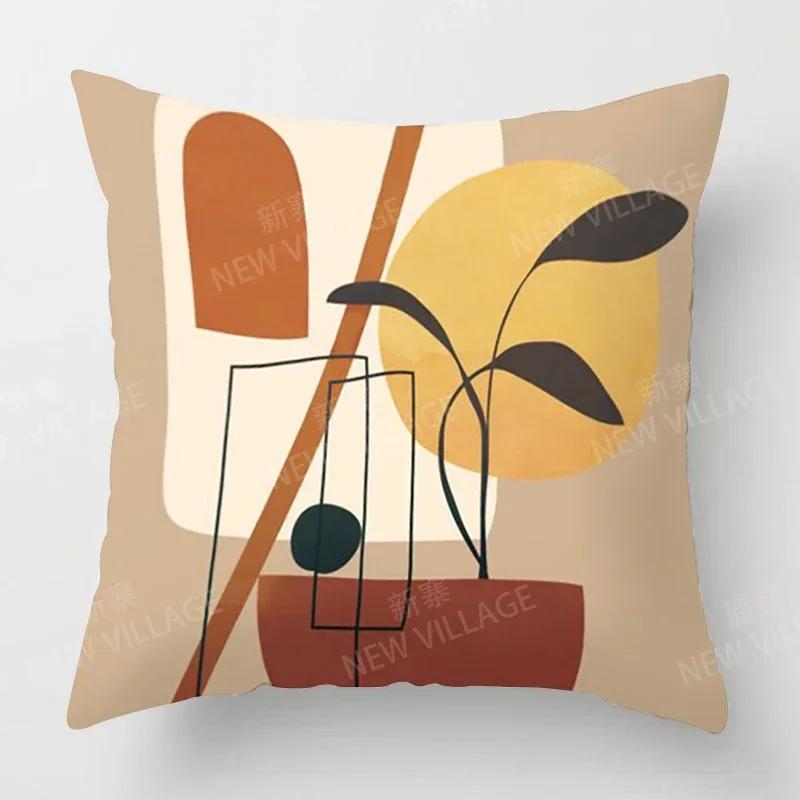 

Скандинавский Осенний Домашний Декор Осень Наволочка для Подушки Диванная Наволочка Современный X X Моранди 66x66cm