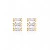 Dana Burton Victoria Shiny Trio Earrings