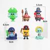 6 Stück/Set Spongebob Schwammkopf Anime Figuren Spielzeug Suche nach Schwammkopf Peripherie Sammlerstück Modellpuppe Fans Geschenk