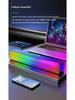 M8 RGB Soundbar: Panoramic Surround Sound, Vibrant Gaming Speaker with Cool Lighting Effects