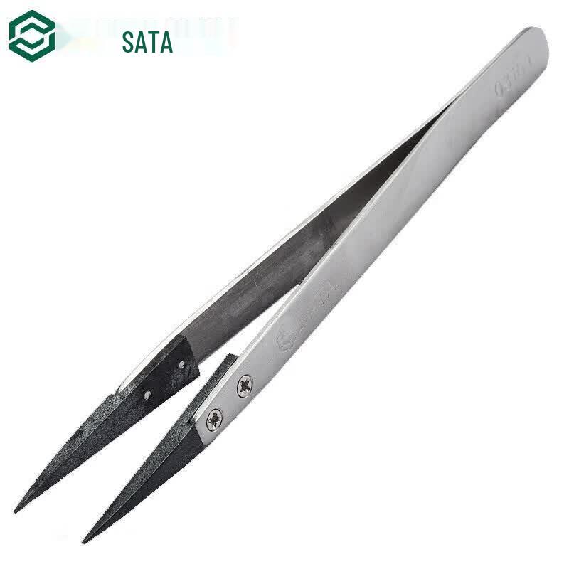 SATA Anti-static Pointed Tweezers