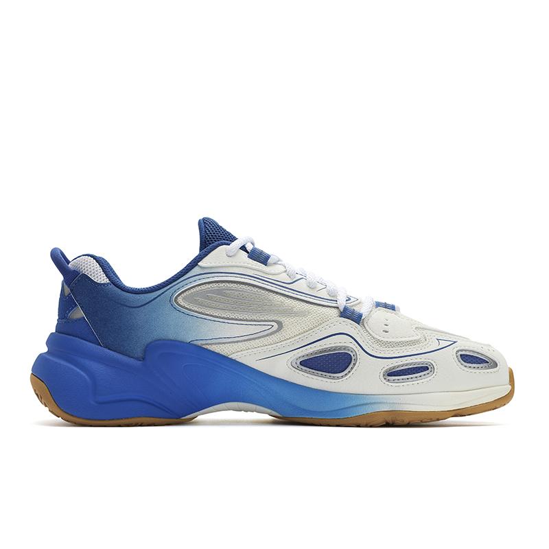 Fila Blur 2025 Fashion Trend Versatile Color Block Supportive Lifestyle Casual Shoes Men Casual Shoes White Blue F12M532120FWA
