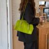 Simple Leather Women's Handbags Fashion Solid Color Shoulder Bags Versatile Underarm Bags Casual Commuting Small Handbags