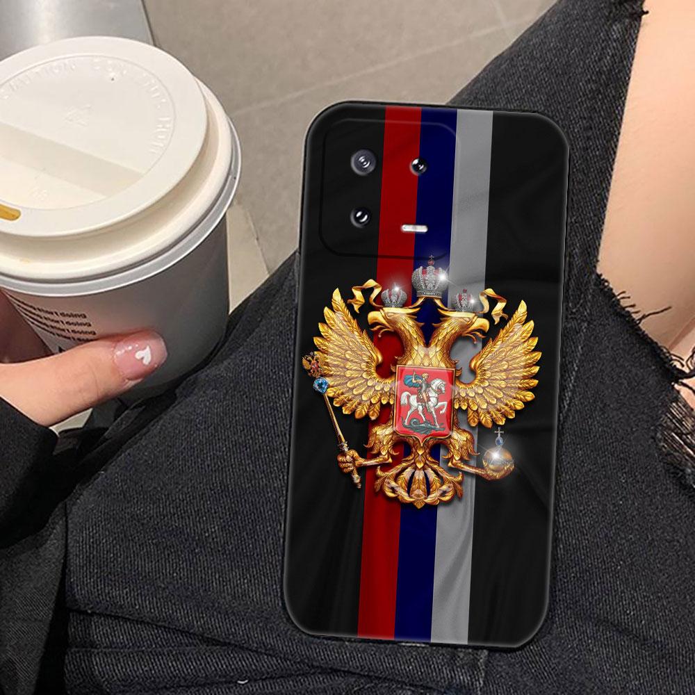 Russia Vintage Emblem Flag Cover Phone Case For Xiaomi 15 15T 14 14T 13 12T 11 11T POCO F8 F7 F6 F5 X7 X5 M6 M7 PRO Ultra Case