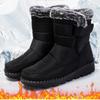 Waterproof Winter Boots for Women New Faux Fur Long Plush Snow Boots Woman Platform Shoes Warm Cotton Couples Ankle Boots