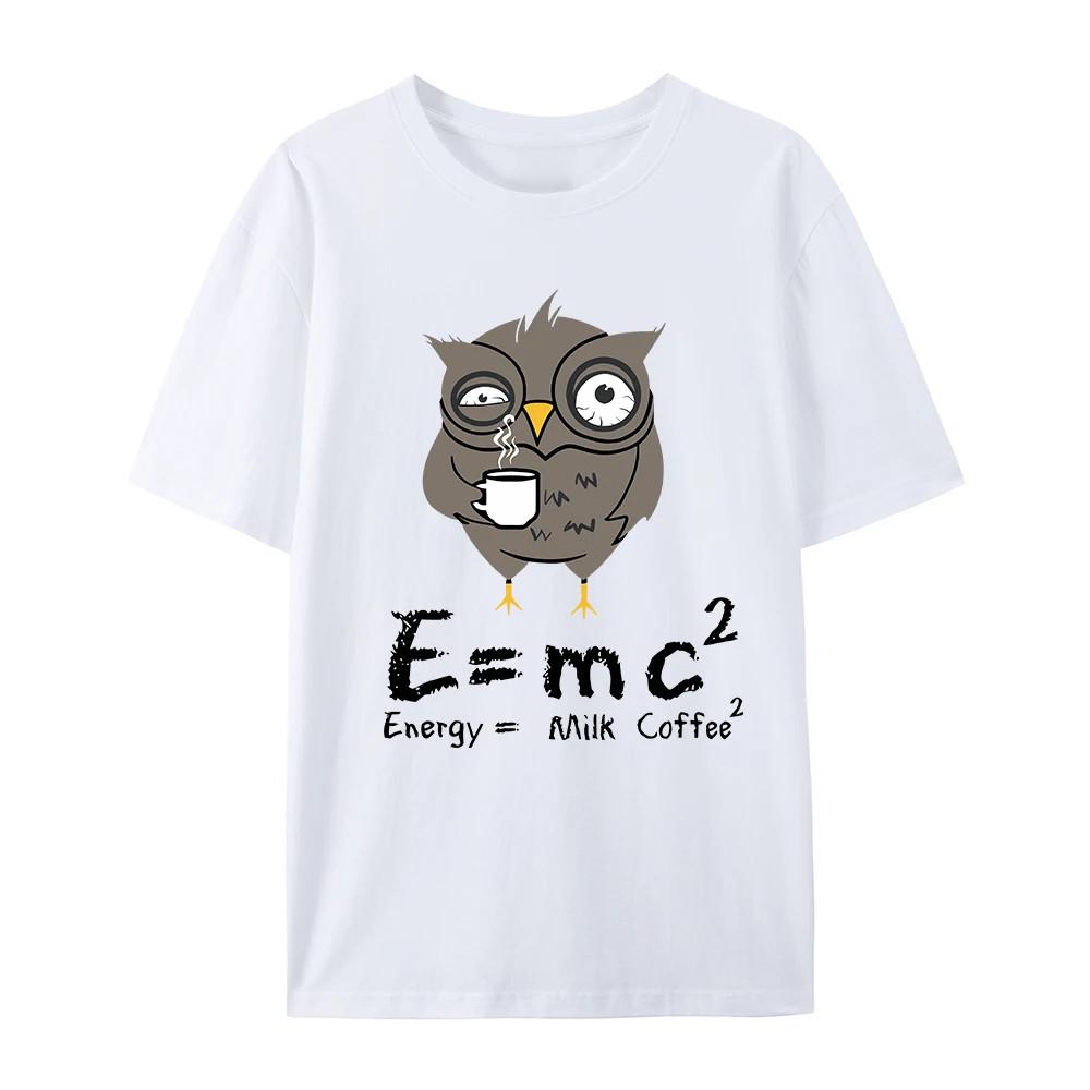 Women's T-shirt E MC2 Energy Milk Pattern Shirt New Street Fashion Short Sleeve T-shirt Graphic T Shirts Y2K Top Fashion