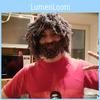 And Comfortable Mens Funny Wig Beard Hats With Stretchable Fit For All Sizes**