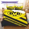 BVB Pattern Bedding,Quilt Set Quilt Cover Pillowcase Home Birthday Gift(1 * Duvet Cover + 2 * Pillowcase, Without Core)