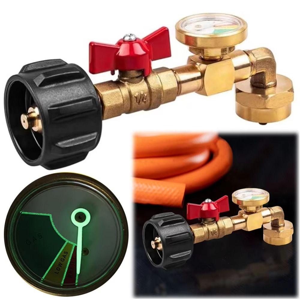 Explosion-proof QCC1 Propane Refill Adapter Leak-proof Gas Tank Refill Adapter  Outdoor