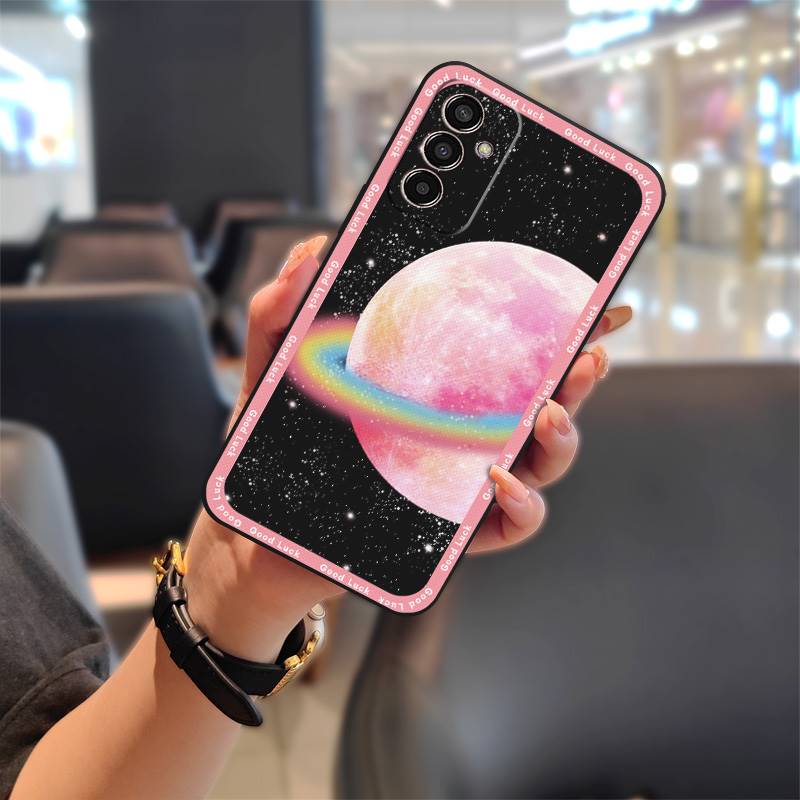 Fashion Design Protective Phone Case For Samsung Galaxy F13/M13 India/SM-E135F/SM-M135FU Graffiti Durable Shockproof TPU
