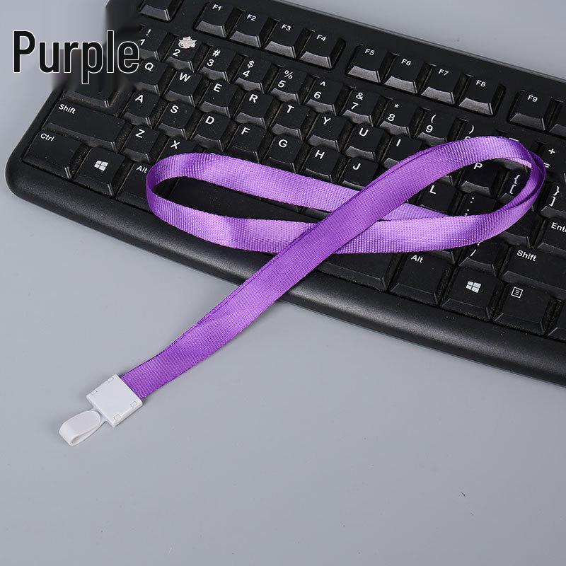 Double-Sided Transparent ID Holder with Lanyard for Student, Access, or Conference Pass and QR Code Tag