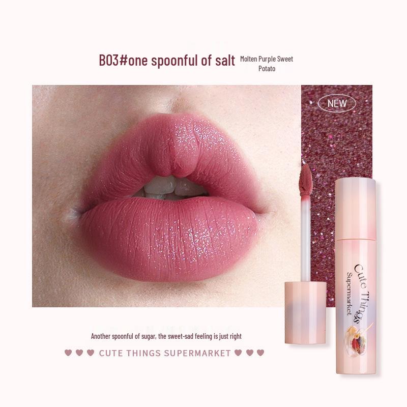Flortte Velvet Matte Lip Cream in Kitten Milk Cake - Non-Stick Formula