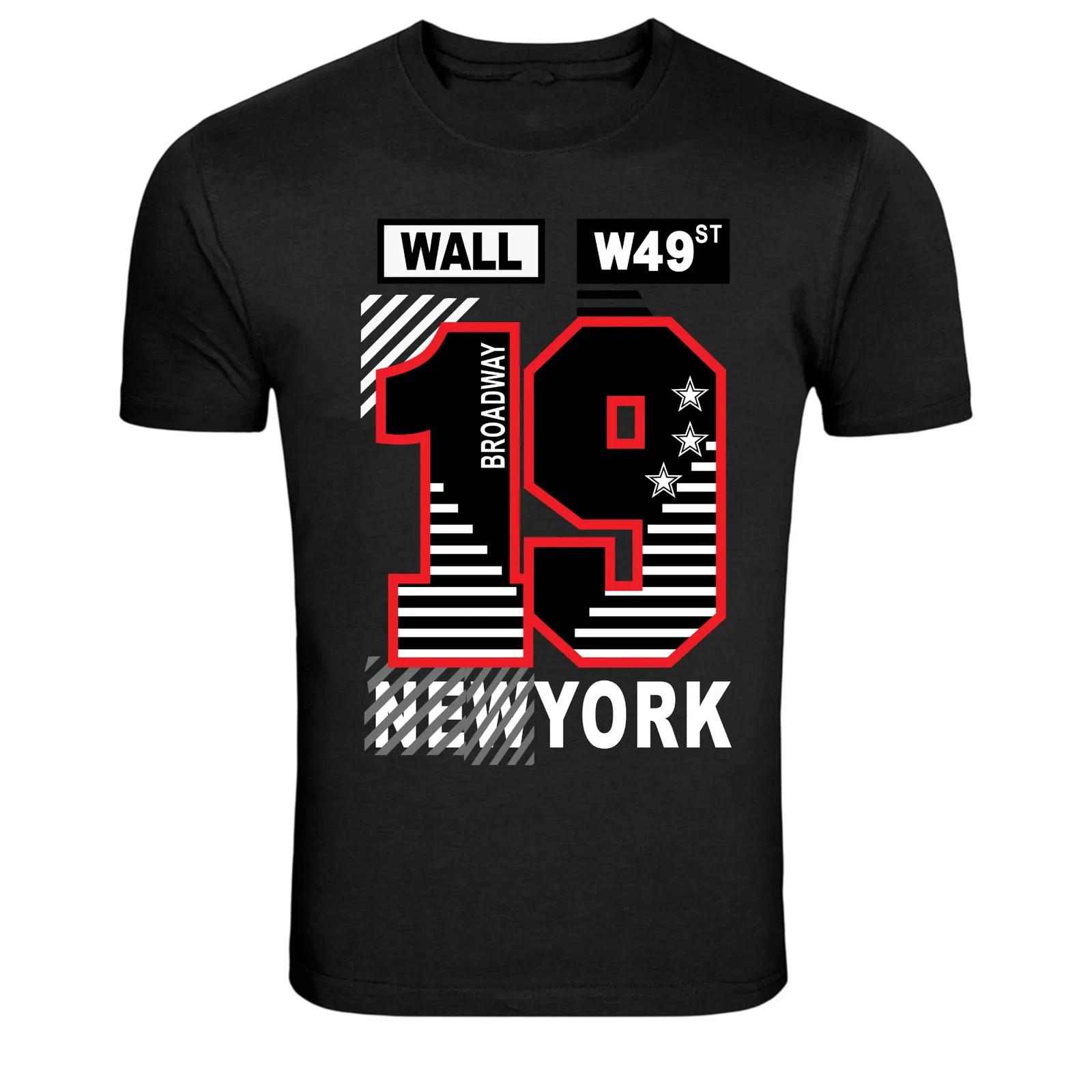 New York Broadway Wall Street 19 Graphic T-Shirt 2XL
