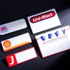 Custom Aluminum Alloy Magnetic Name Badge ID Card 