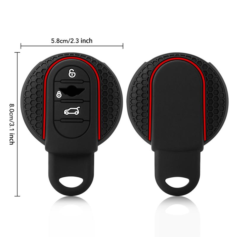 Silicone Keychain Accessories for BMW Mini Cooper F55 F56 F57 F54 F60 JCW Clubman Countryman Car Remote Key Case Cover