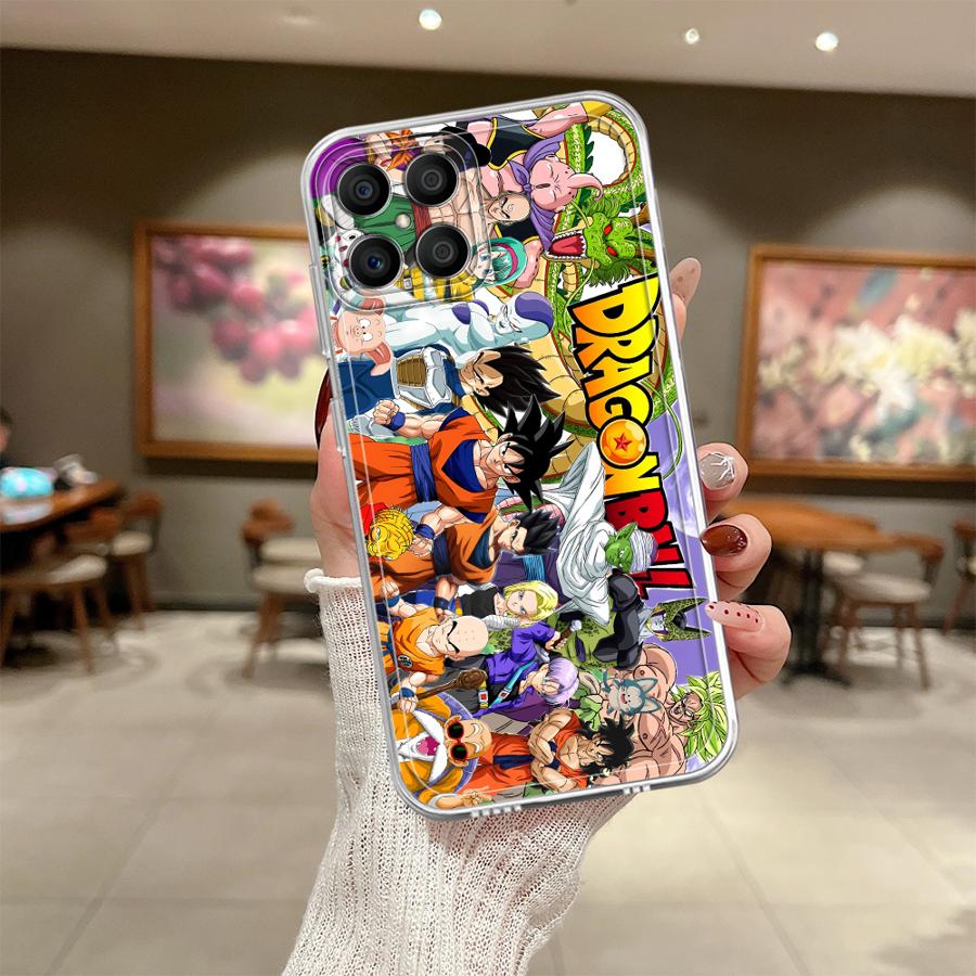 Cartoon Dragon Ball Anime Case for Honor 90 Lite X7b X8a X9b X8b X9a X8 Soft Phone Cover