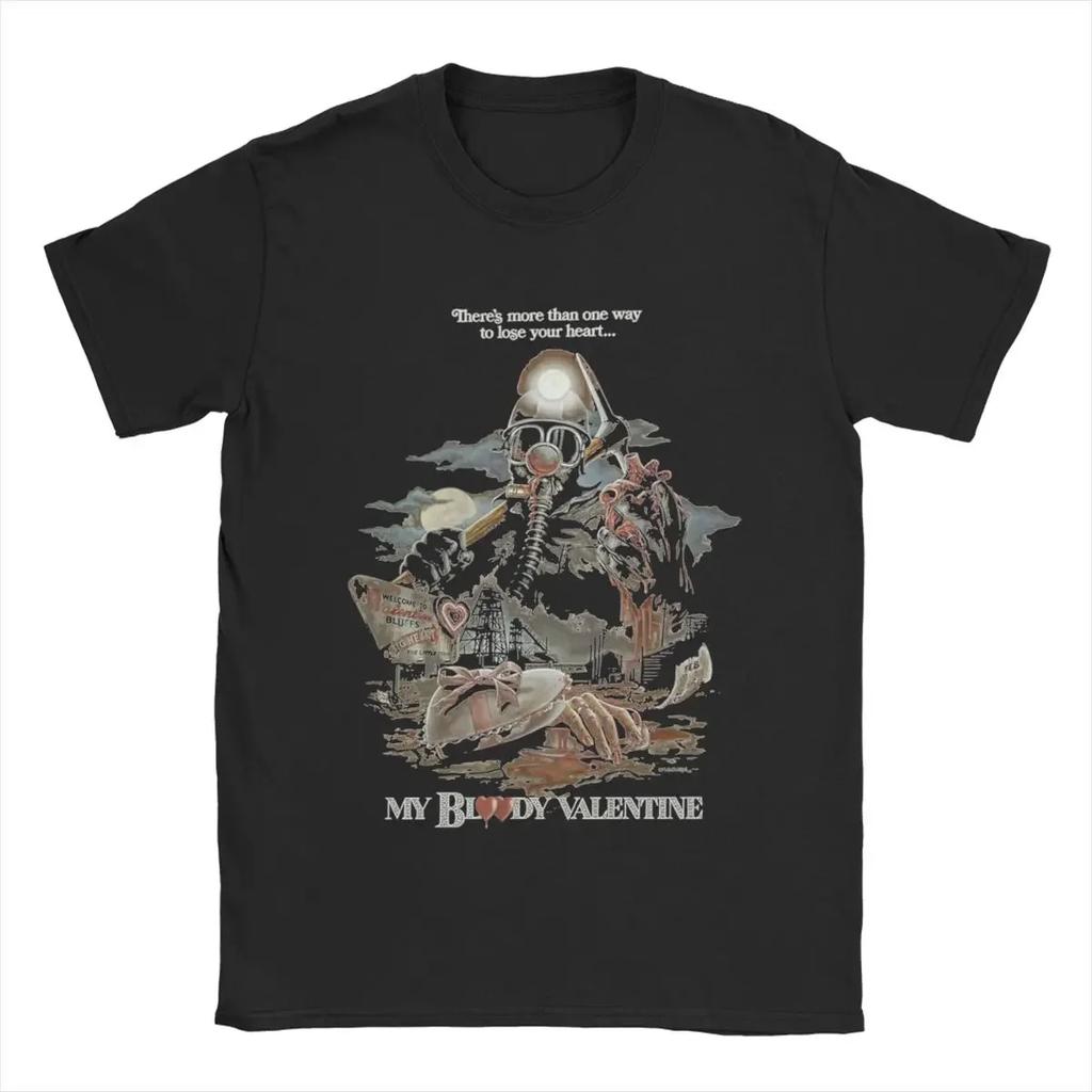 My Bloody Valentine T Shirts Men Pure Cotton Crazy T-Shirts Round Collar Tee Shirt Short Sleeve Clothes New Arrival#Color