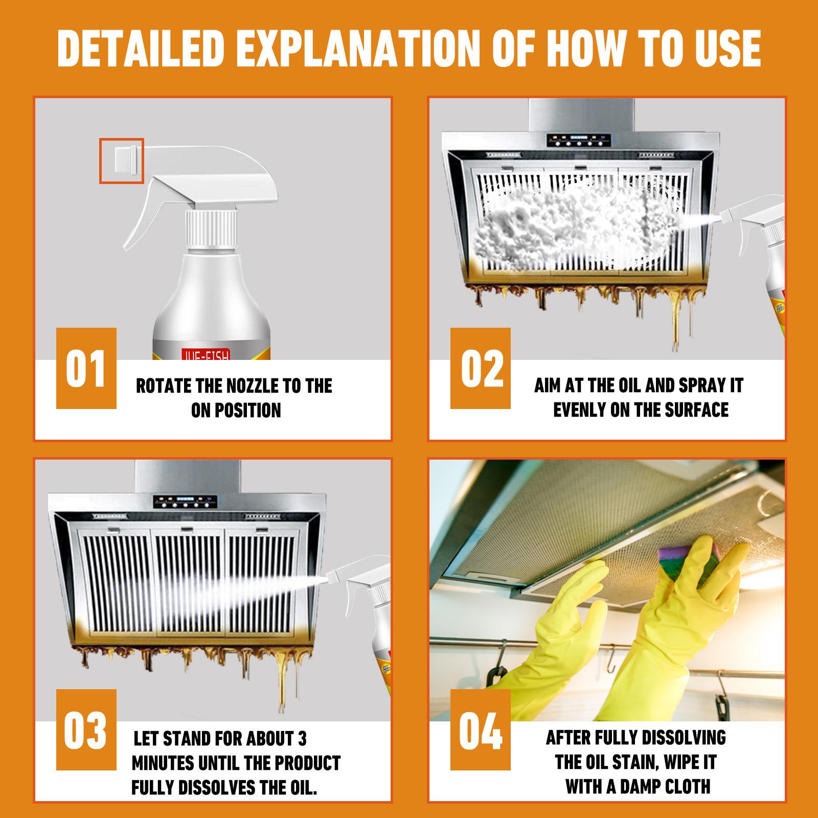 Очиститель от тяжелого масла для кухни. Кухонная утварь очищает — фото 7