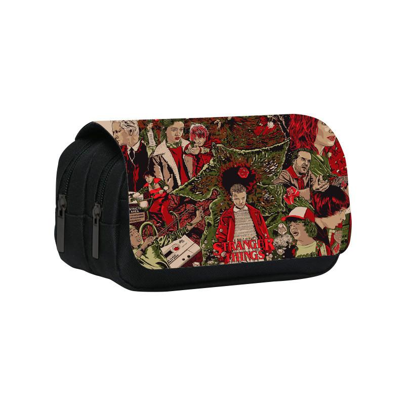 Dvouvrstvý penál Stranger Things s velkou kapacitou pro studenty a do kanceláře