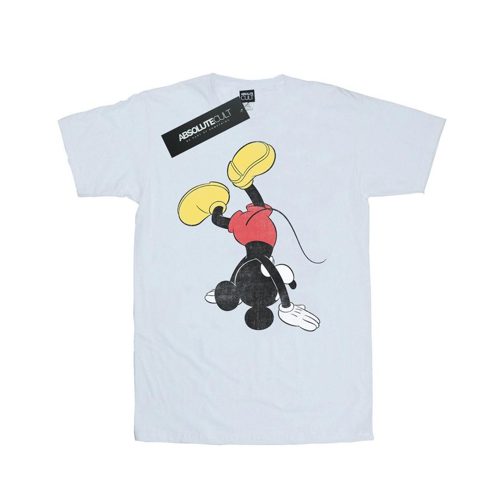 Disney Herren Mickey Mouse Auf dem Kopf T-Shirt