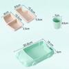 Bamboo Fiber Children's Lunch Plate Compartment Feeding  Food Tray  Kindergarten