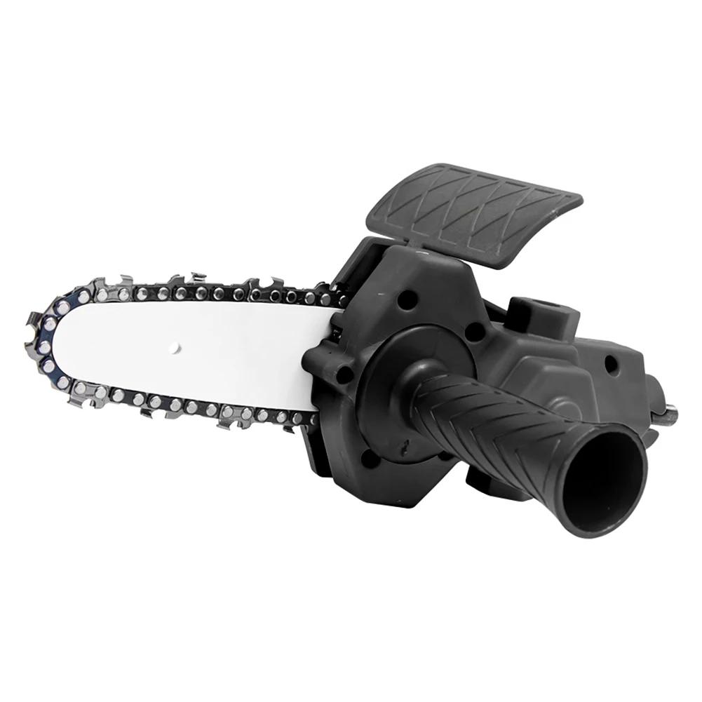 6Inch Electric Chainsaw Tool Practical Portable Electric Drill Woodworking Chainsaw Cutting Power Tool for Horticultural Pruning