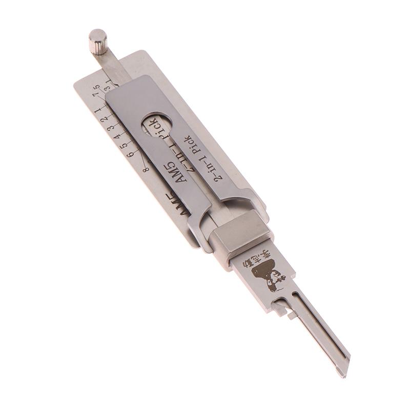 2-in-1 Schloss-Schlüssel Präzisions-Haken- und Dietrich-Set O-Ring-Aufnahme-Kits Wartungs-Reparaturwerkzeug Auto-Entriegelungs-Technik Am5