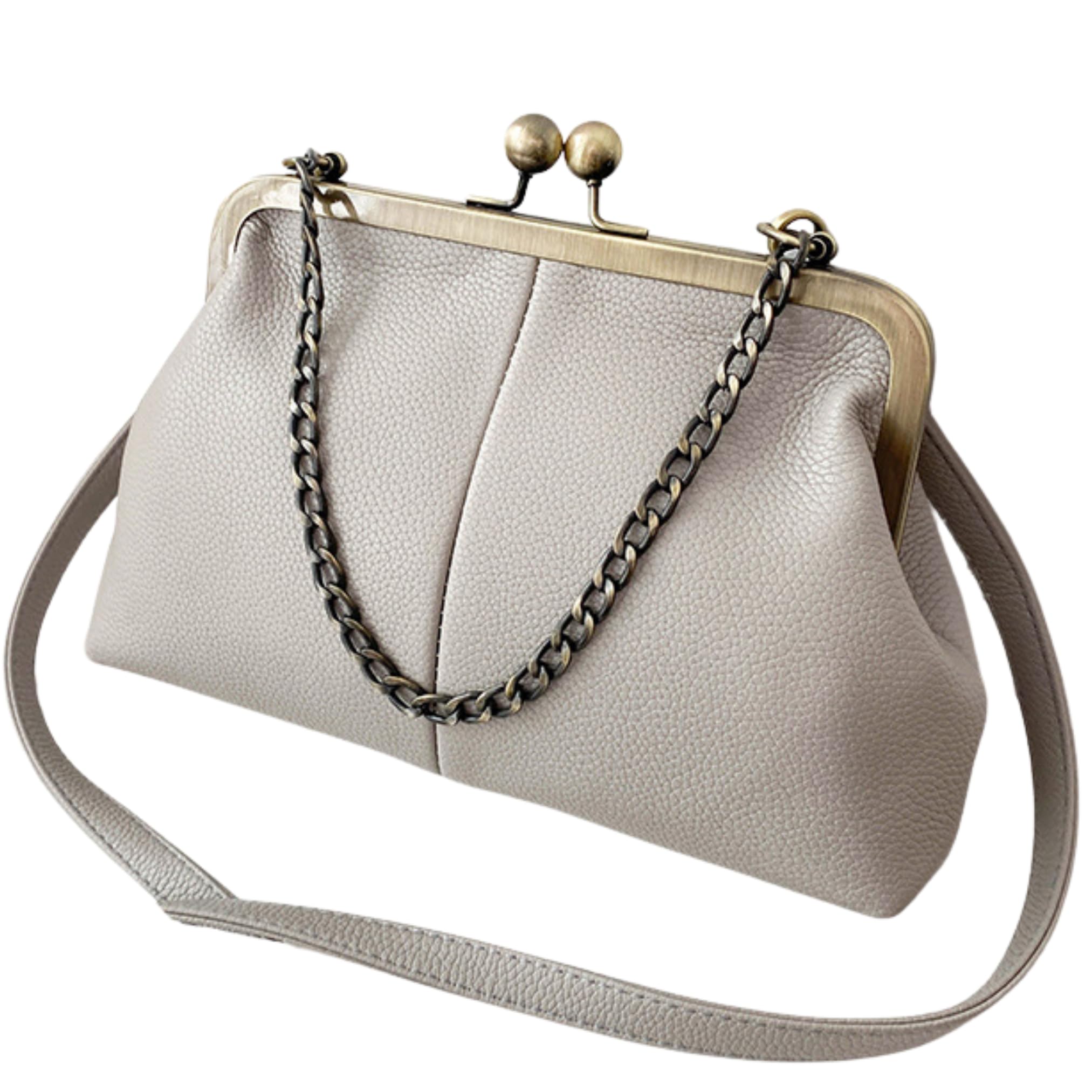 

Purse handbag shoulder bag PU leather purse [VEROMAN] (gray) сірий колір