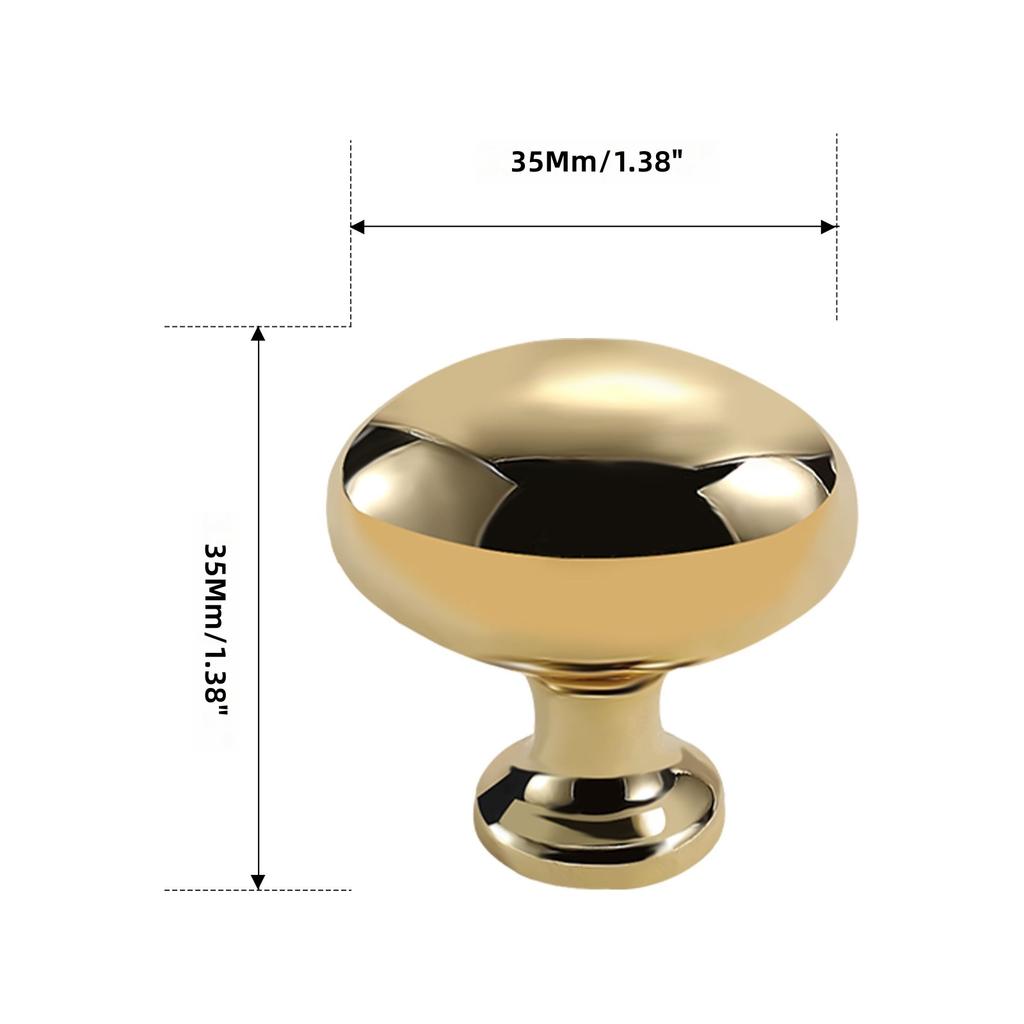 Furniture Hardware Zinc Alloy Round Ball Cabinet Door Handles Cabinet Wardrobe Pull Round Single-Hole Drawer Knob