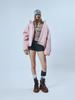 Sunday Fruit Market Cherry Reversible Puffer Pink
