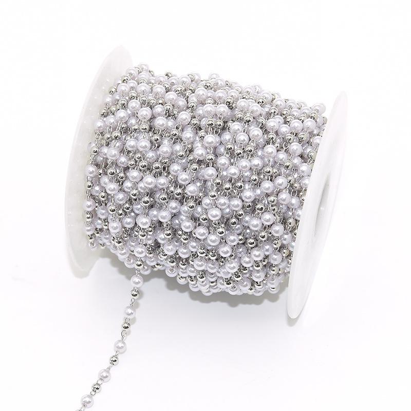 

Цепочки из жемчуга с медным покрытием ручной работы для украшений и аксессуаров для очков