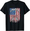 Rock Sign Heavy Metal Fourth of July USA Flag Merica Unisex T-Shirt