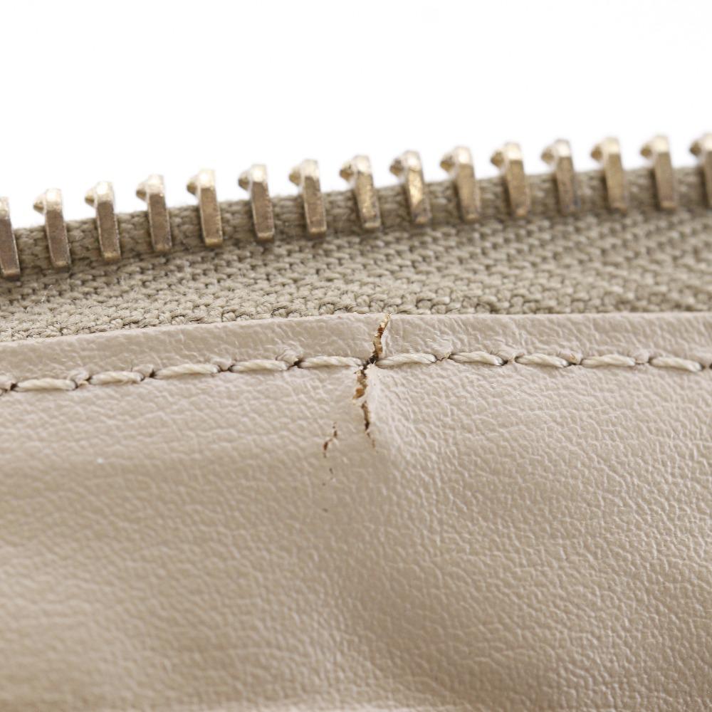 Fendi Zucca Handbag Beige Canvas Women Used