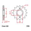 For Kawasaki KLX300R KLX300 -2025 EL250 1988-2003 EX250 Ninja 86-07 GPZ250R 86-05 KLE250 93-01 520 Motorcycle Front Sprocket