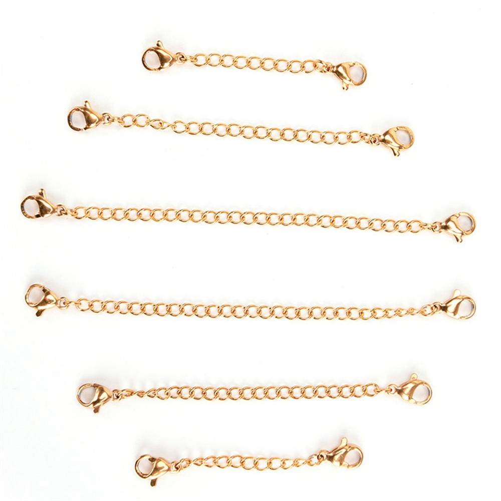 Buckle Chains Bracelet Extender Jewelry Making Anklets Extender Chain Connector Necklace Extenders