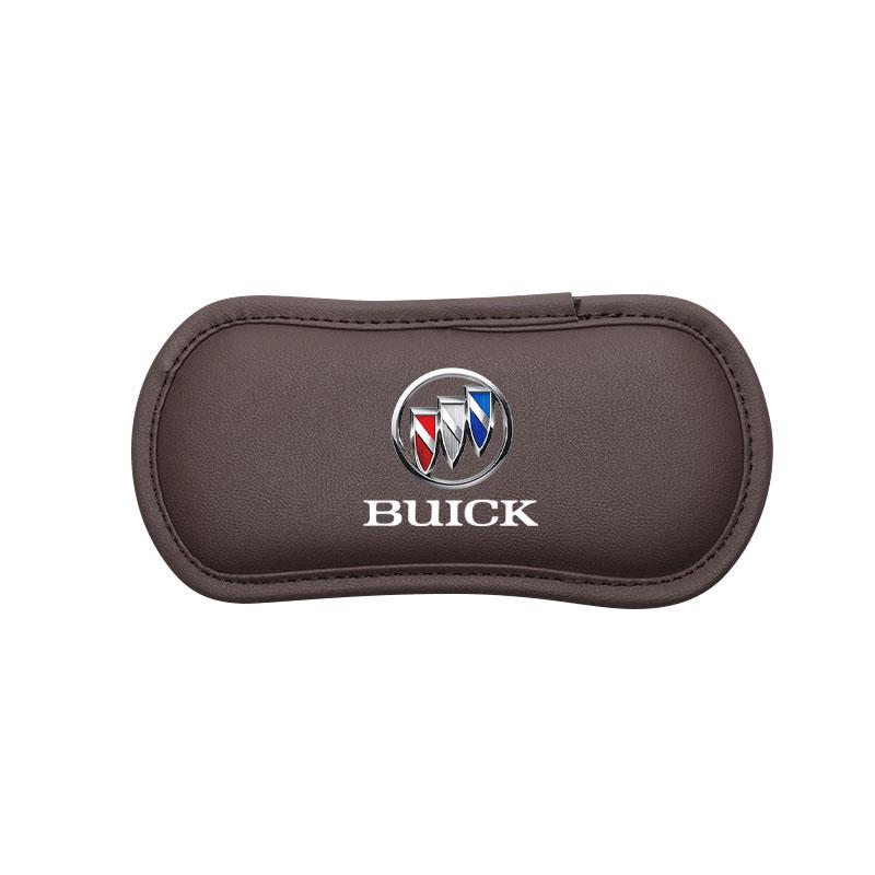 1Pcs Leather Car Pillow Car Knee Pad Elastic Memory Foam Leg Pad For Buick Envision GS GL6 GL8 Avenir Riviera Lesabre Velite Verano