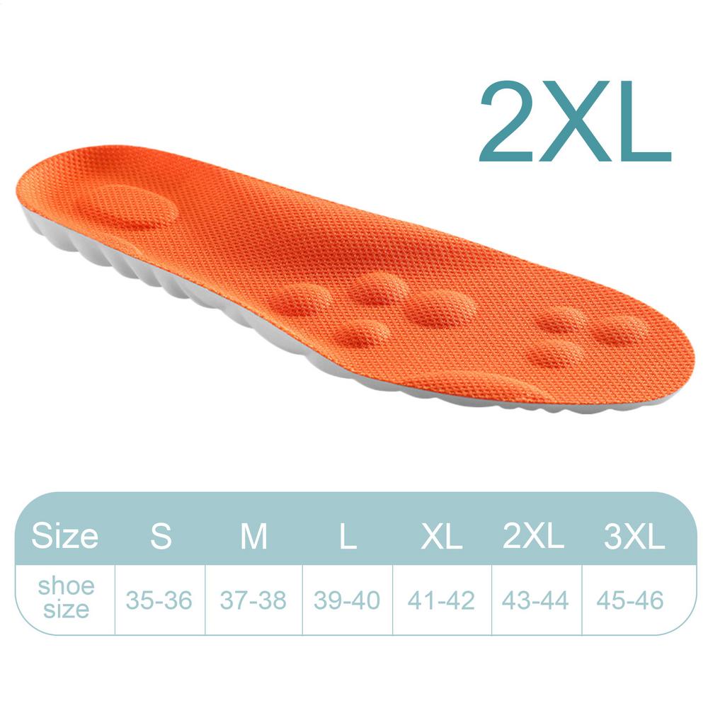 

1 pair Stepper massage insoles Ease Pressure High-quality high-elastic PU and memory foam Ergonomic Sport Cushioning Insoles