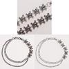 Gothic Skull Belt Chain Metal Hip Hop Double Layer Waist Accessory For Men Women