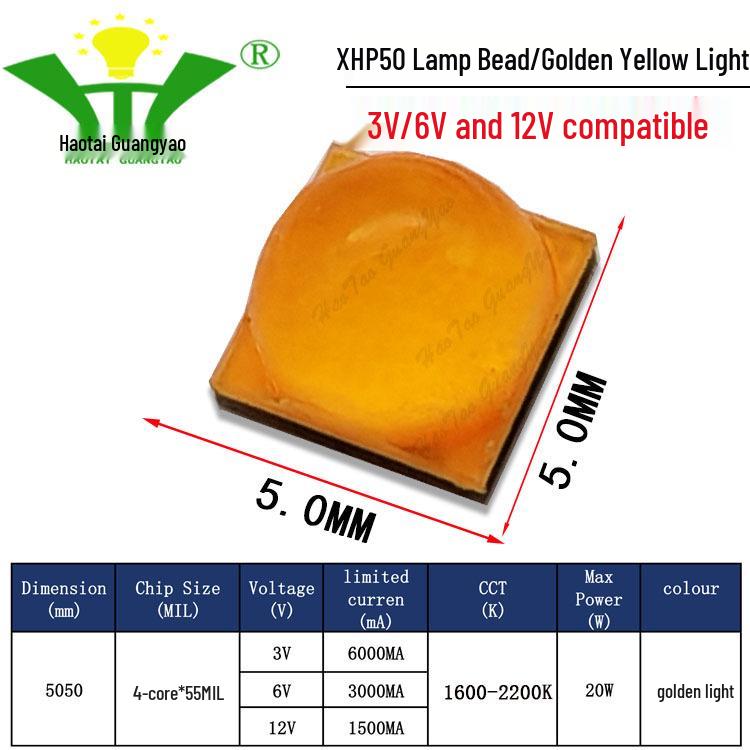 Imitation CREE XHP50 2nd Gen 5050 LED Chip 20W High Power LED Surface Mount Light Source