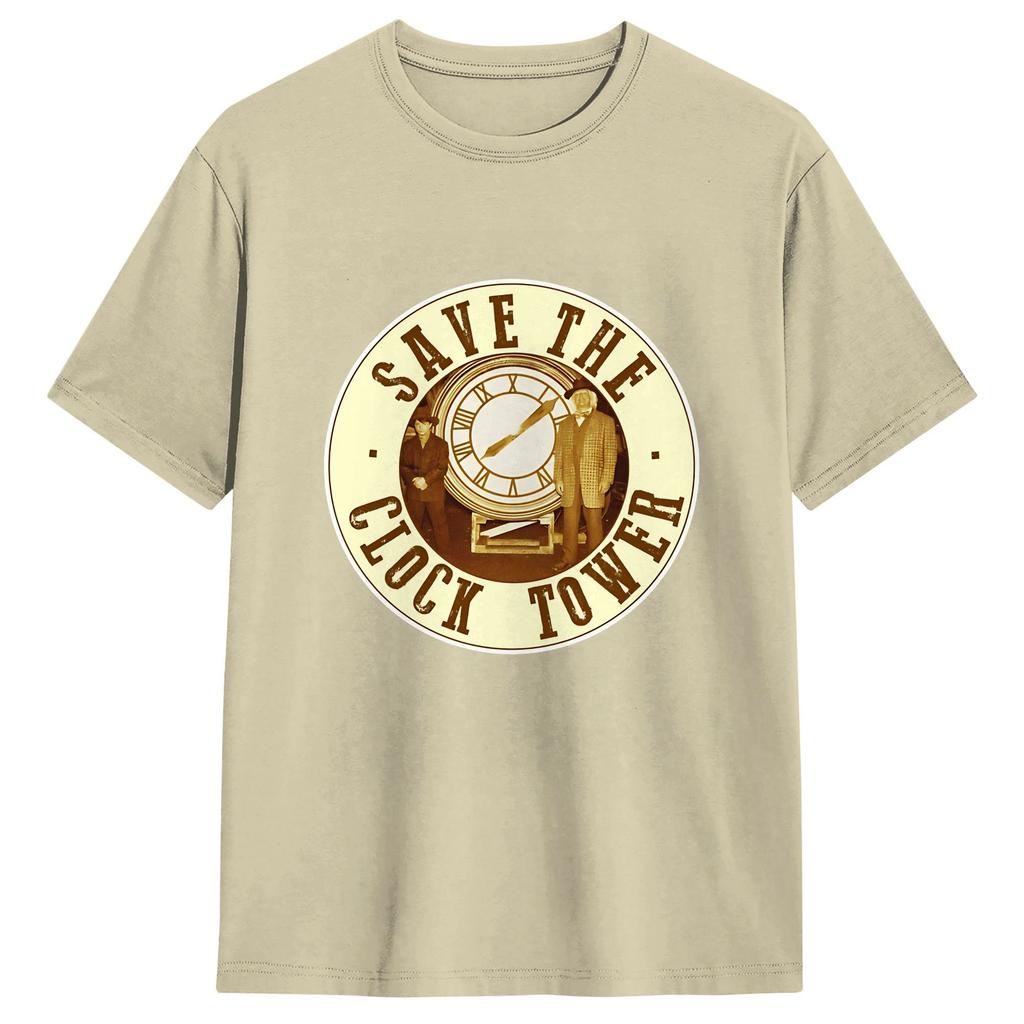 Back To The Futures Tshirt Beach Popular T Shirts Unisexs Cotton O Neck Oversize Tees Shortsleeve Vintage Tops