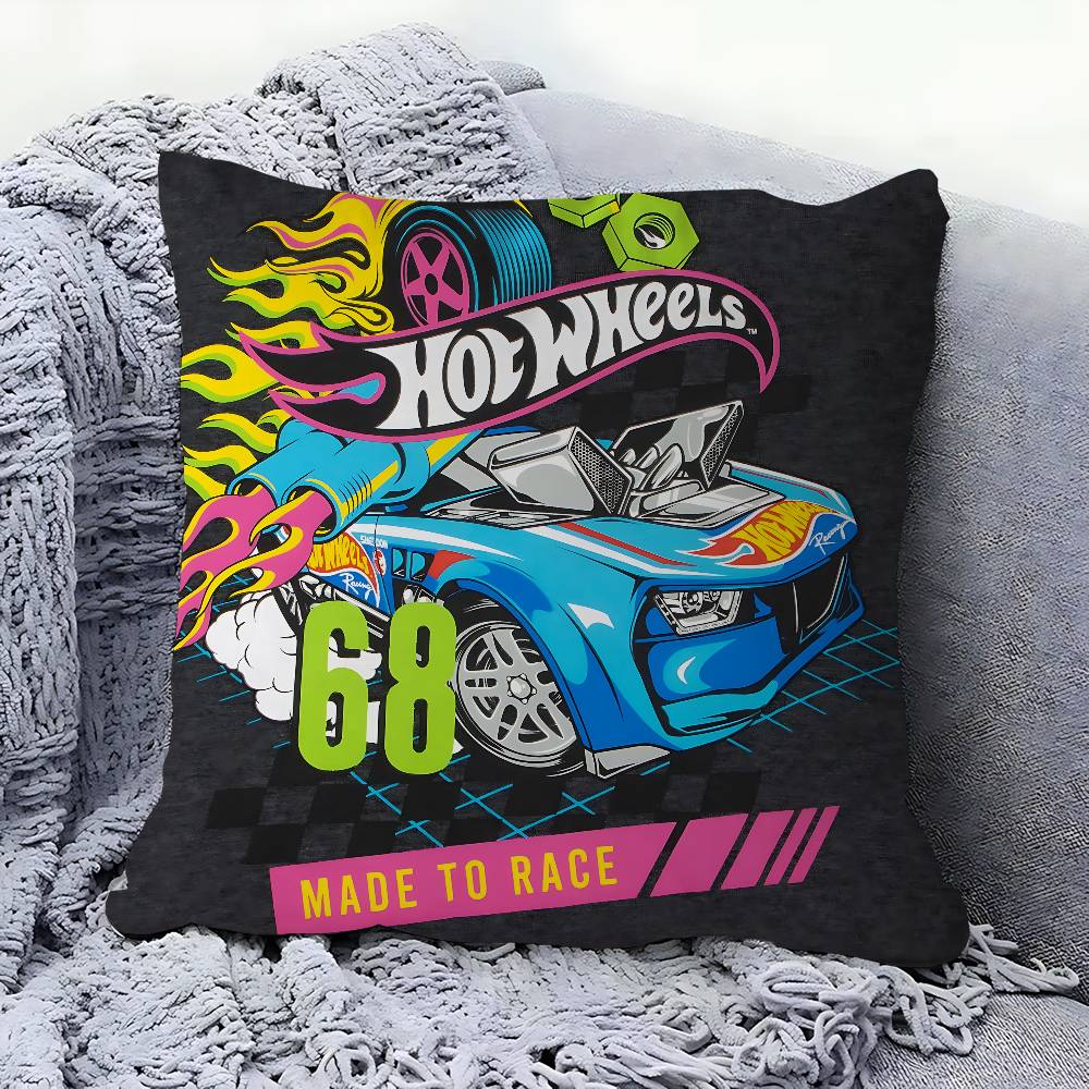 W-Wheels-Themed Pillowcases Home Bedding Decorative Pillow Cover Wedding Super Soft Pillow Case